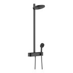 hansgrohe Pulsify S Thermostatic Shower Mixer Set 260 EcoSmart with ShowerTablet Select 400, Matt Black