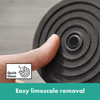 hansgrohe Pulsify S Thermostatic Shower Mixer Set 260 EcoSmart with ShowerTablet Select 400, Matt Black