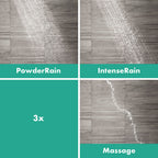 hansgrohe Pulsify S Thermostatic Shower Mixer Set 260 EcoSmart with ShowerTablet Select 400, Matt Black