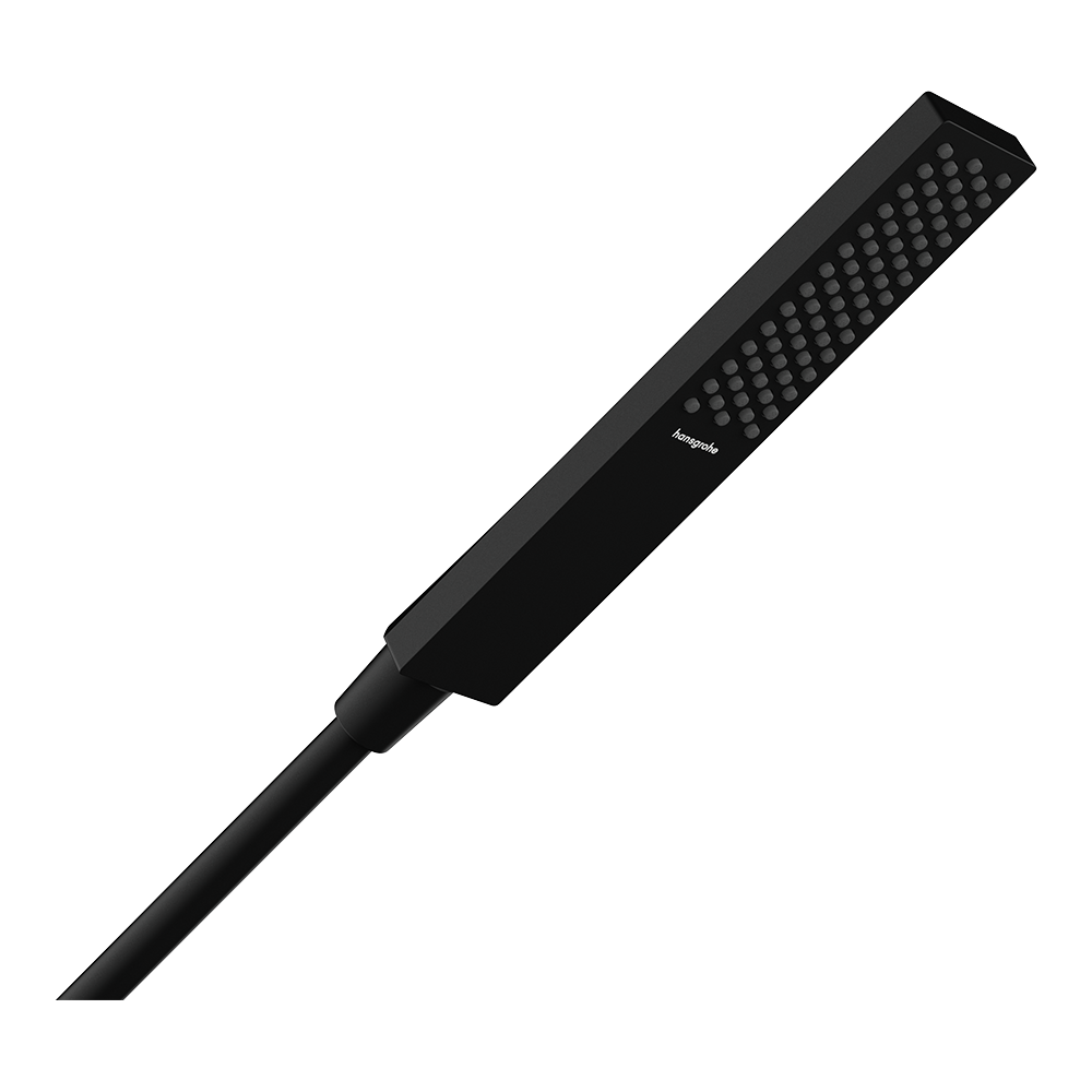 hansgrohe Pulsify E Baton Shower Handset 100 1 Spray EcoSmart, Matt Black