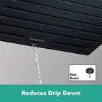 hansgrohe Pulsify E Fixed Shower Head 260 1 Spray, Brushed Bronze