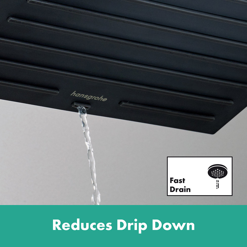 hansgrohe Pulsify E Fixed Shower Head 260 1 Spray, Brushed Bronze