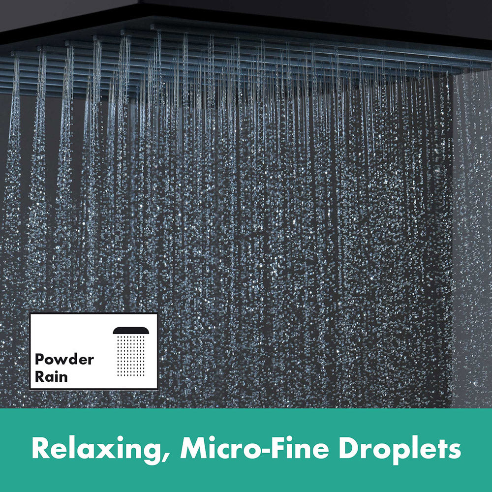 hansgrohe Pulsify E Fixed Shower Head 260 1 Spray, Matt Black