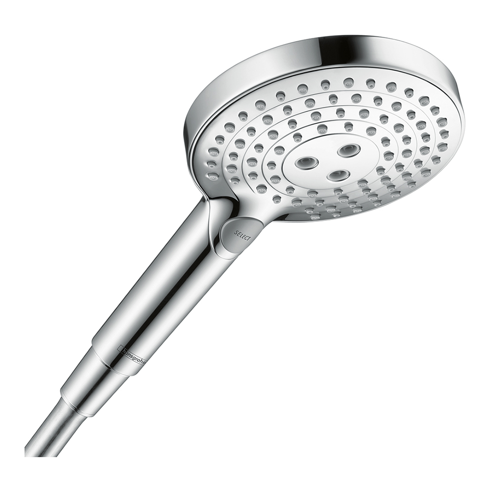 hansgrohe Raindance Select S Shower Handset 120 3 Spray PowderRain, Chrome