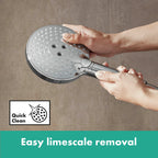 hansgrohe Raindance Select S Shower Handset 120 3 Spray PowderRain, Chrome