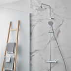 Hansgrohe Vernis Blend Showerpipe 200 1 Jet Ecosmart With Thermostatic Chrome