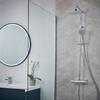 Hansgrohe Vernis Shape Showerpipe 230 1Jet Green With Thermostat Chrome
