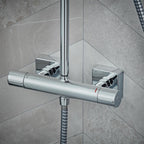Hansgrohe Vernis Shape Showerpipe 230 1Jet Green With Thermostat Chrome
