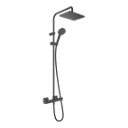 Hansgrohe Vernis Shape Showerpipe 230 1 Jet Ecosmart With Thermostatic Matt Black