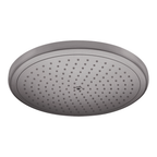 hansgrohe Croma Fixed Shower Head 280 1 Spray, Brushed Black, Chrome