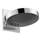 hansgrohe Rainfinity Fixed Shower Head 250 3 Spray with wall connector, Chrome