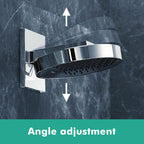 hansgrohe Rainfinity Fixed Shower Head 360 3 Spray with wall connector, Chrome