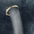 hansgrohe Rainfinity Fixed Shower Head 360 3 Spray with wall connector, Brushed Bronze