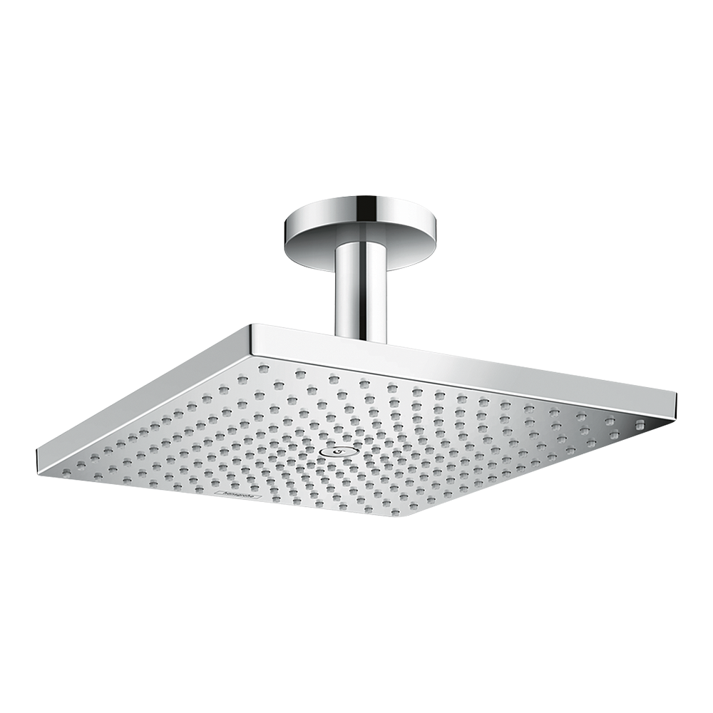 hansgrohe Raindance E Fixed Shower Head 300 1 Spray with ceiling connector, Chrome