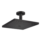 hansgrohe Raindance E Fixed Shower Head 300 1 Spray with ceiling connector, Matt Black