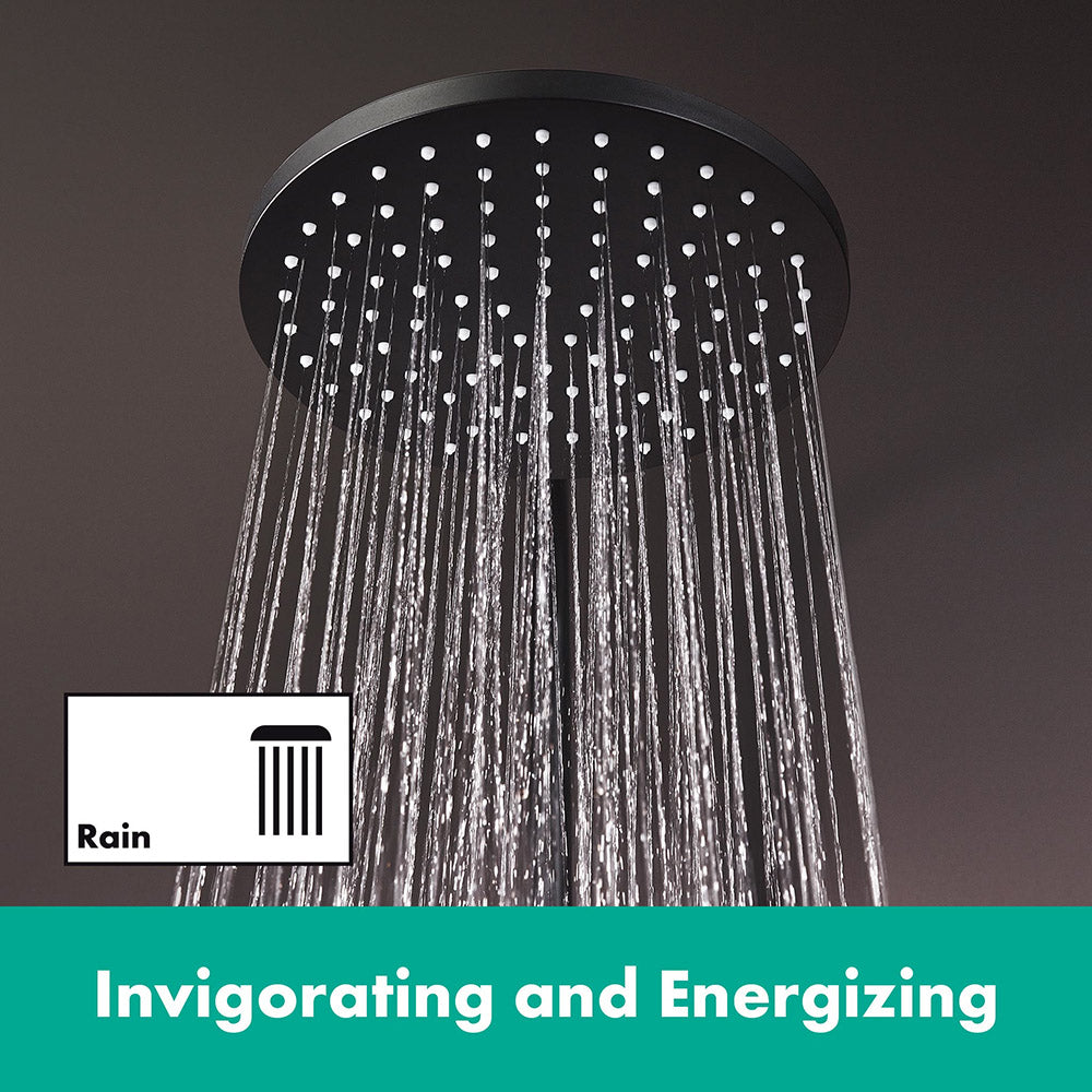 Hansgrohe Vernis Blend Overhead Shower 200 1 Jet Matt Black