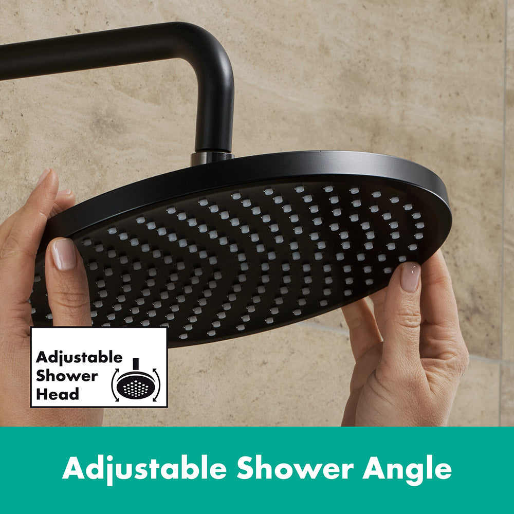 Hansgrohe Vernis Blend Overhead Shower 200 1 Jet Matt Black