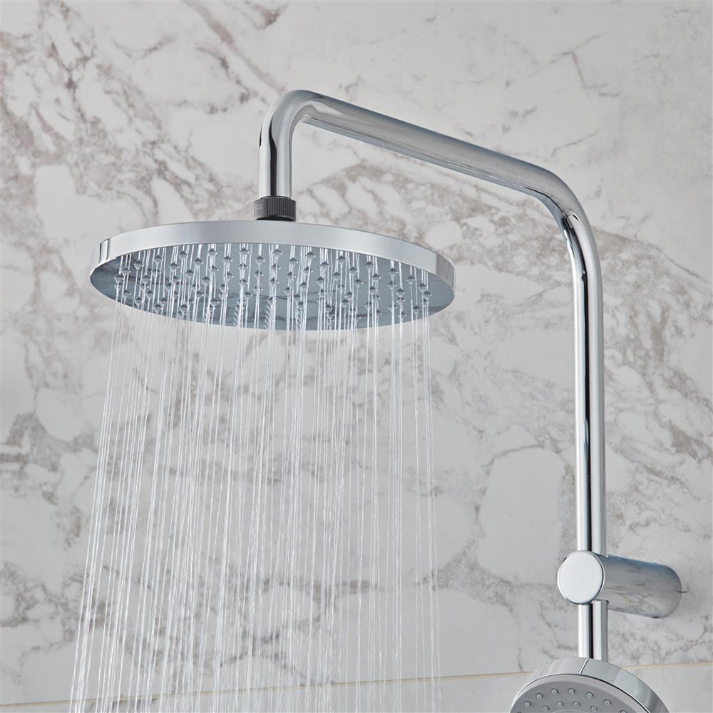 Hansgrohe Vernis Blend Showerpipe 200 1 Jet Ecosmart Reno Chrome