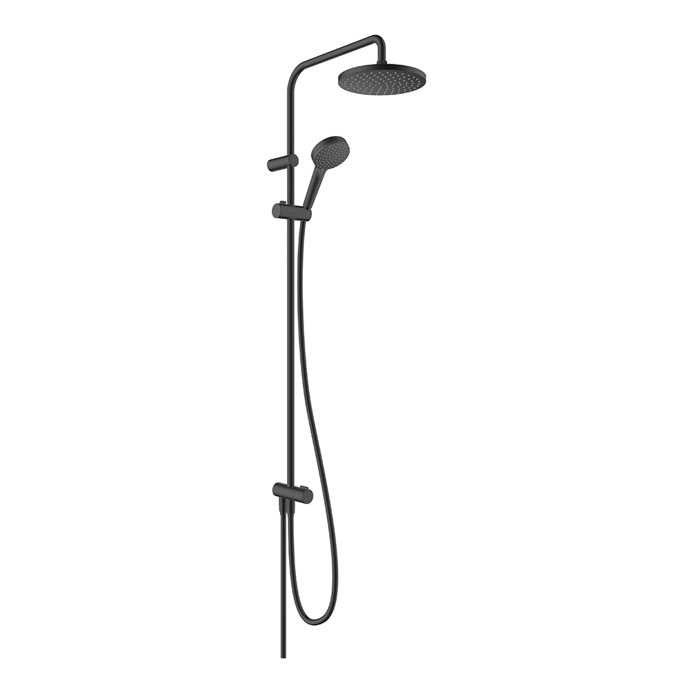 Hansgrohe Vernis Blend Showerpipe 200 1 Jet Reno Matt Black