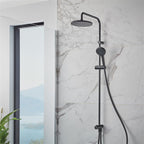 Hansgrohe Vernis Blend Showerpipe 200 1 Jet Ecosmart Reno Matt Black