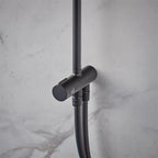 Hansgrohe Vernis Blend Showerpipe 200 1 Jet Reno Matt Black