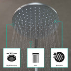 Hansgrohe Vernis Blend Showerpipe 200 1 Jet With Bath Thermostatic Chrome