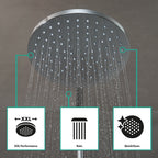 Hansgrohe Vernis Blend Showerpipe 200 1 Jet With Thermostatic Chrome