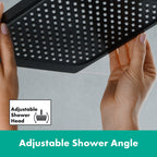 Hansgrohe Vernis Shape Overhead Shower 230 1 Jet Matt Black
