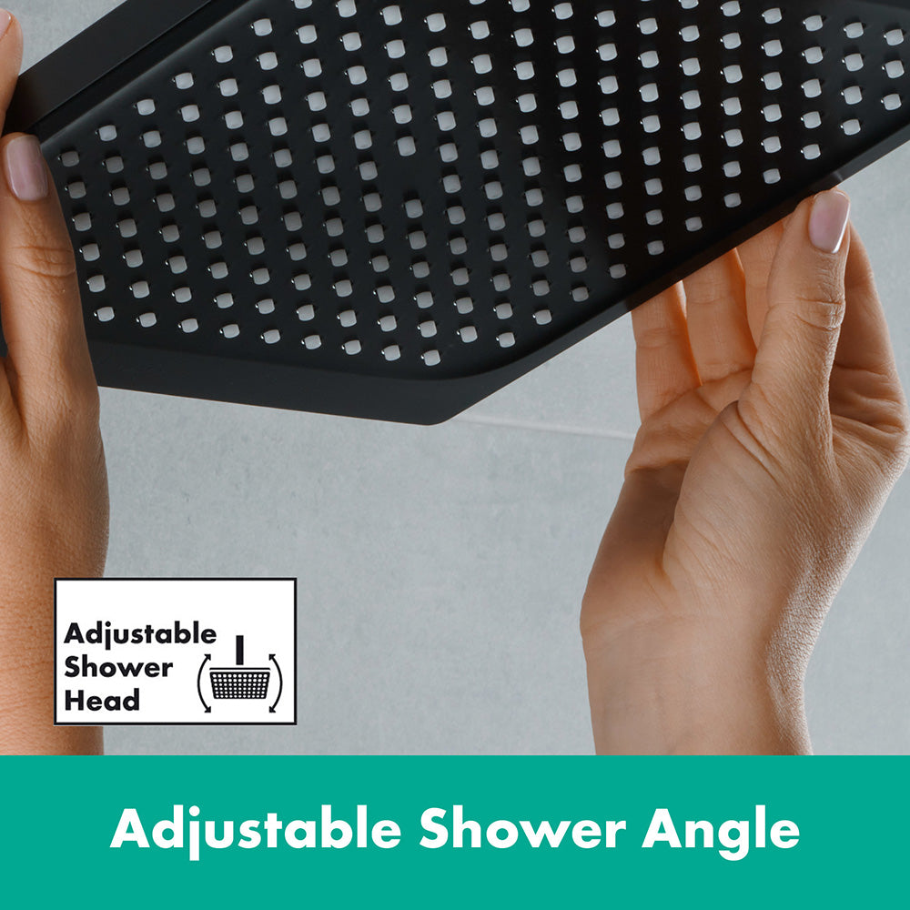 Hansgrohe Vernis Shape Overhead Shower 230 1 Jet Matt Black