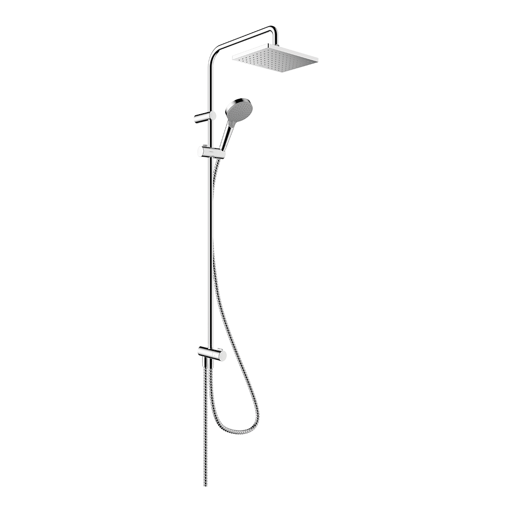 Hansgrohe Vernis Shape Showerpipe 230 1 Jet Reno Chrome