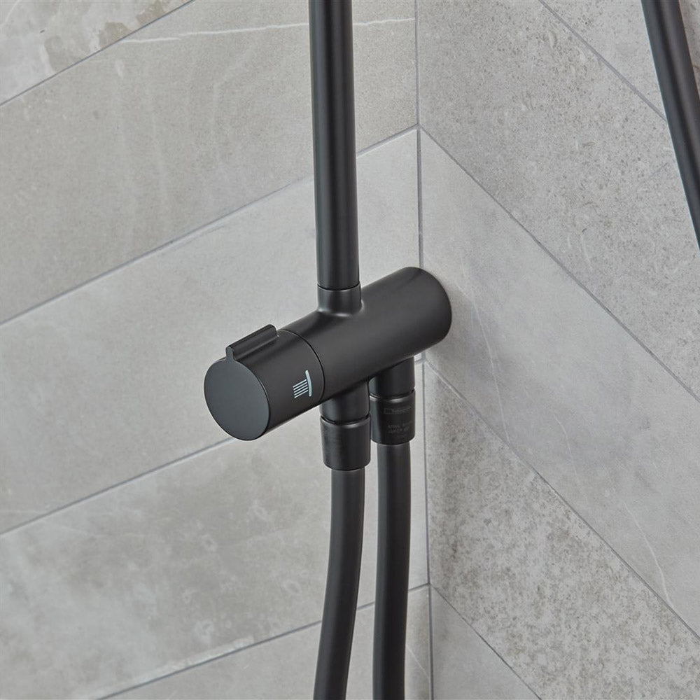 Hansgrohe Vernis Shape Showerpipe 230 1 Jet Reno Matt Black
