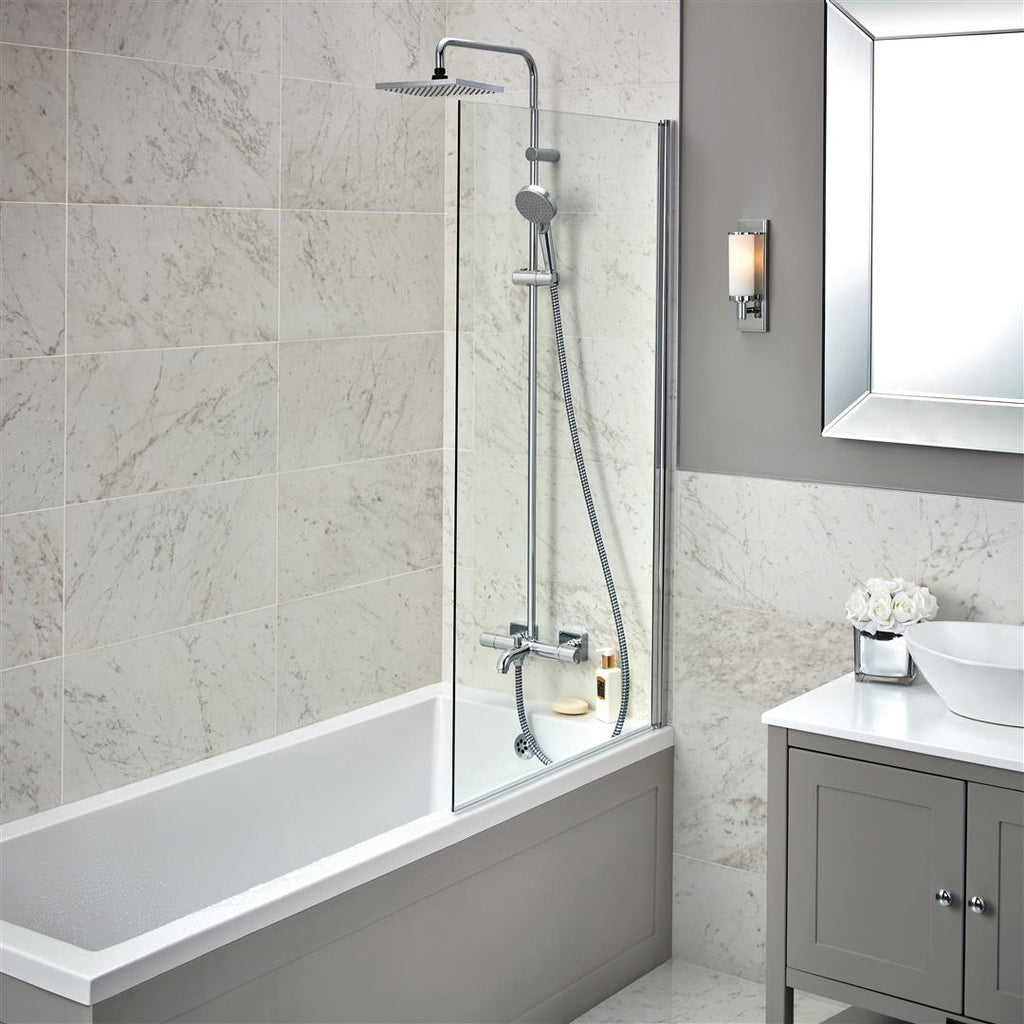 Hansgrohe Vernis Shape Showerpipe 230 1Jet Ecosmart With Bath Thermostat Chrome
