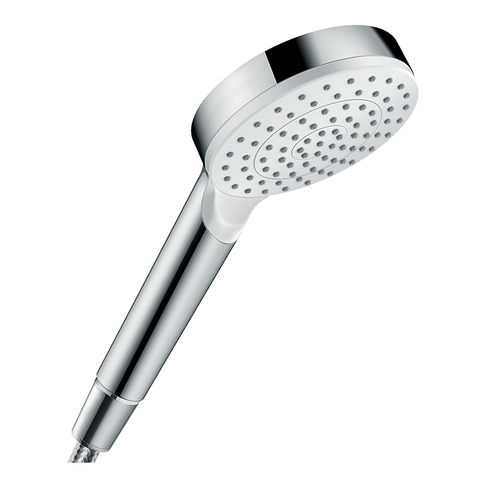 Hansgrohe Crometta Hand Shower 100 1 Jet Ecosmart White/Chrome