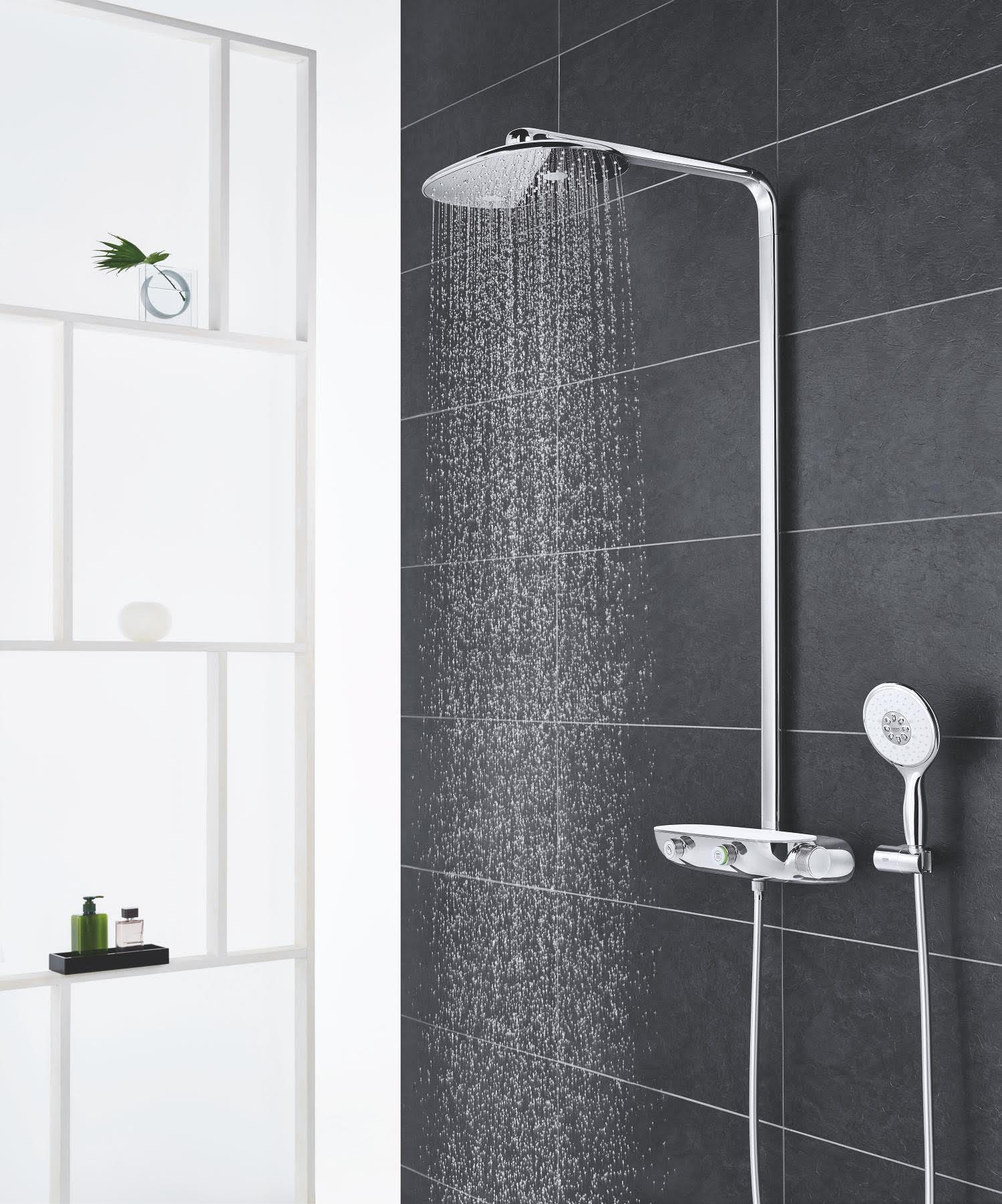 Grohe Rainshower System SmartControl Mono 360 Shower system with thermostat for wall mounting 26361000.