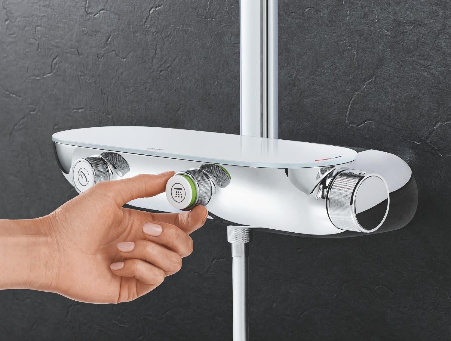 Grohe Rainshower System SmartControl Mono 360 Shower system with thermostat for wall mounting 26361000.