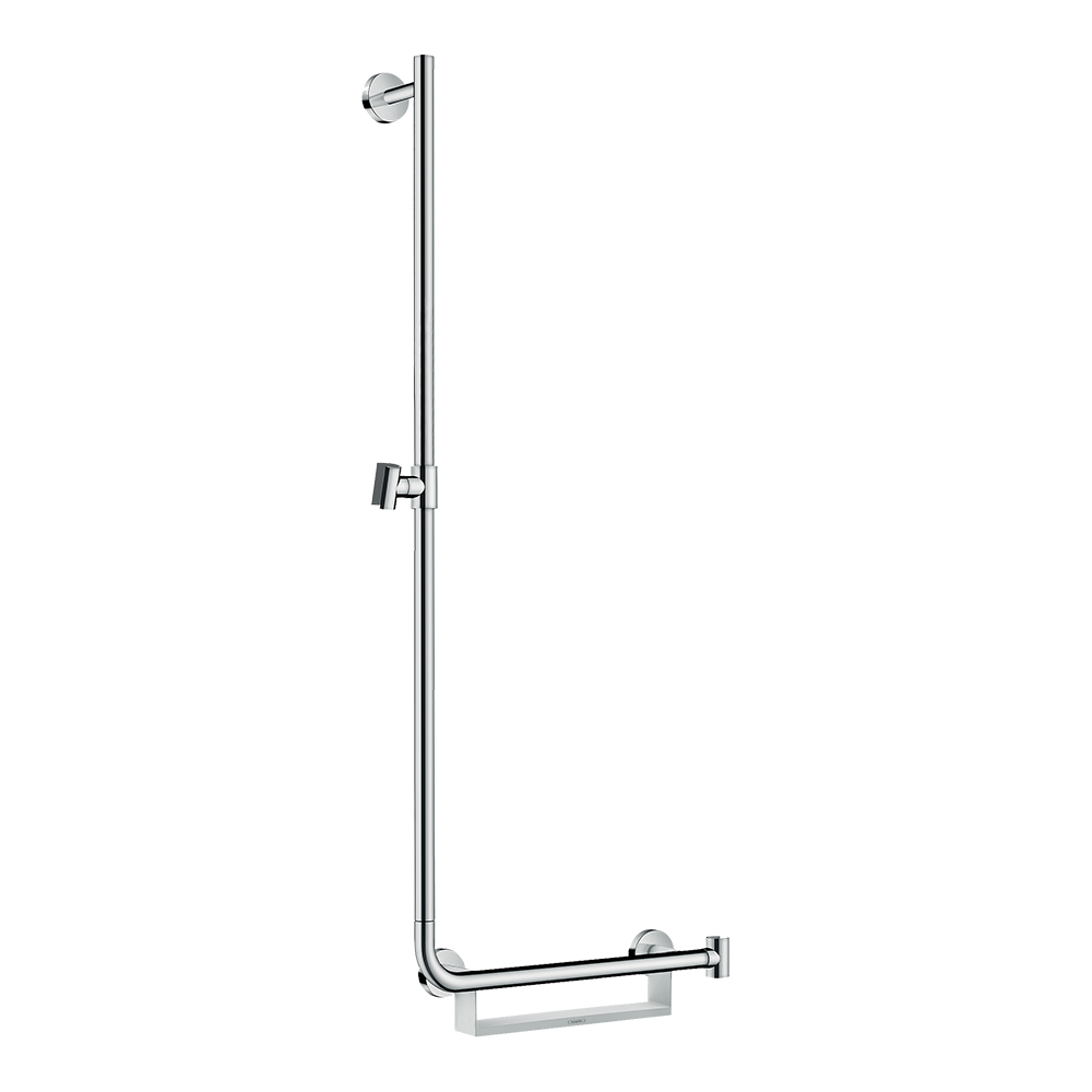 hansgrohe Unica Shower Rail Comfort 110 cm left White/Chrome