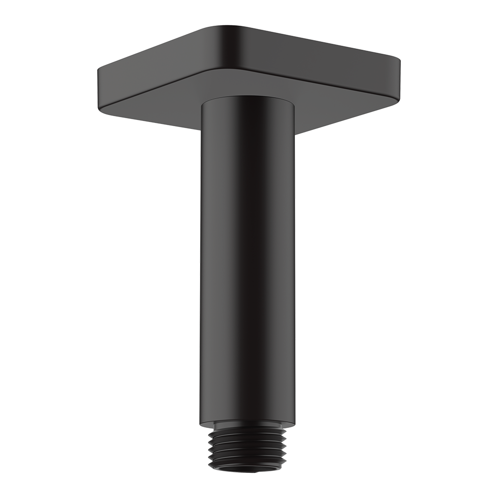 Hansgrohe Vernis Shape Ceiling Connector 100mm Matt Black