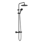 Hansgrohe Vernis Blend Showerpipe 240 1 Jet Ecosmart With Thermostatic Matt Black