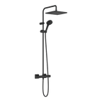 Hansgrohe Vernis Shape Showerpipe 240 1 Jet Ecosmart With Thermostatic Matt Black