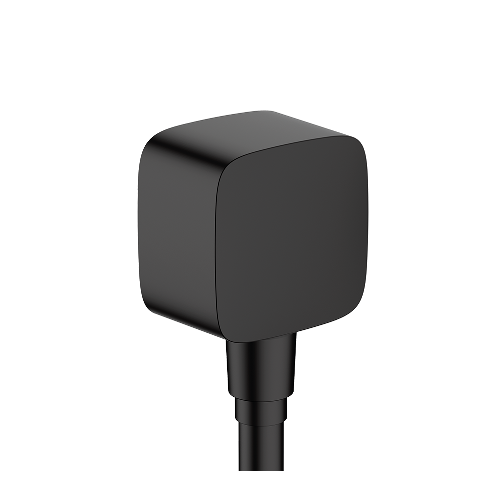 Hansgrohe Fixfit Wall Outlet With Non-Return Valve Matt Black
