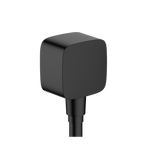 Hansgrohe Fixfit Wall Outlet With Non-Return Valve Matt Black