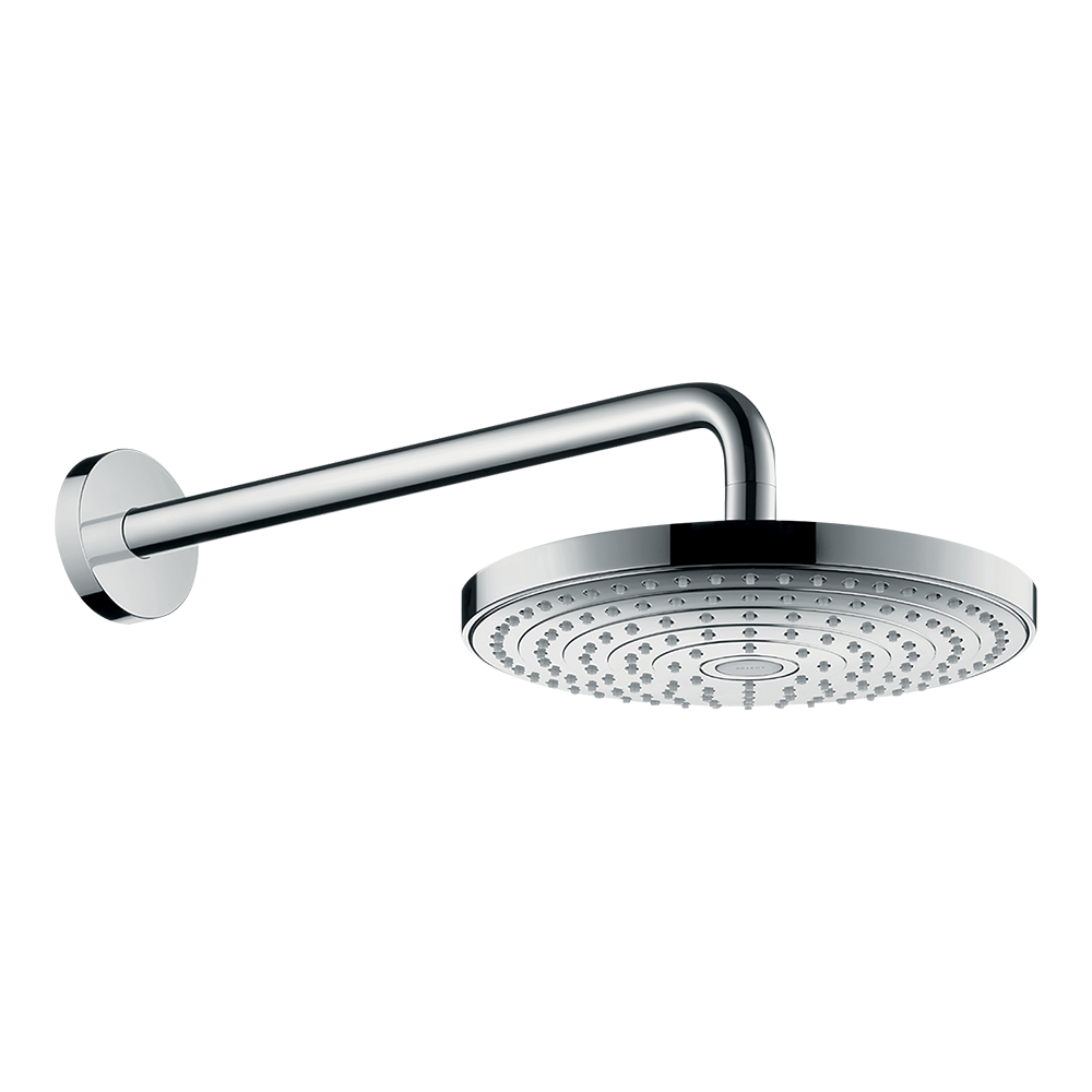 hansgrohe Raindance Select S Fixed Shower Head 240 2 Spray with shower arm, Chrome