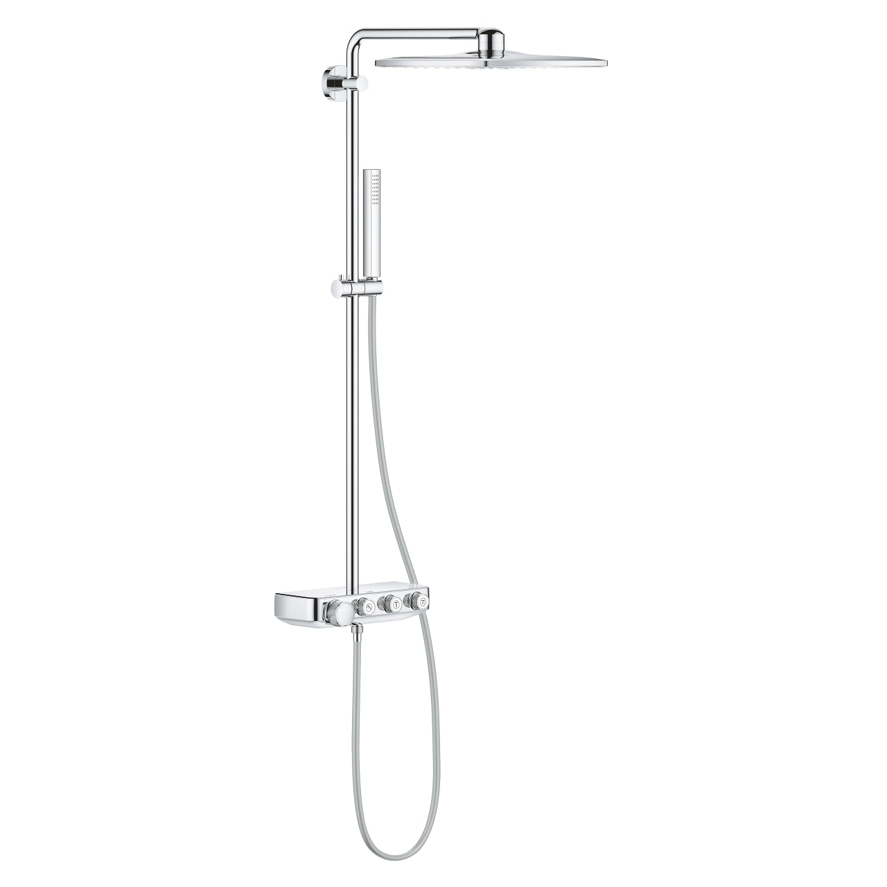 Grohe Euphoria SmartControl System 310 Cube Duo Shower system with thermostat for wall mounting