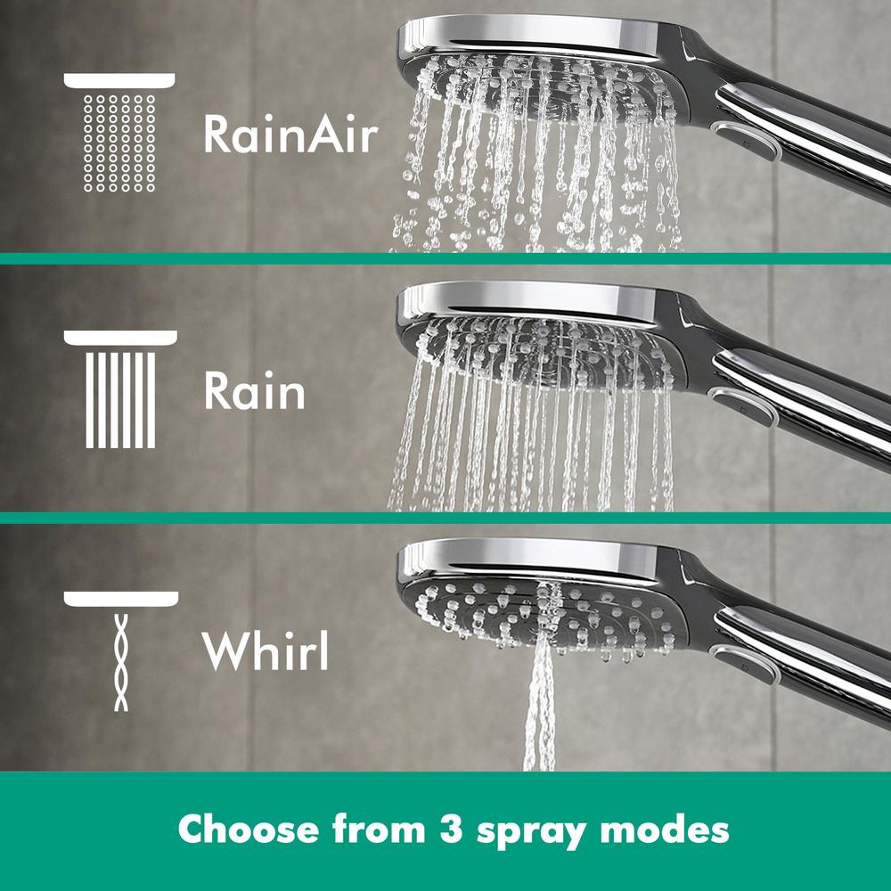 hansgrohe Raindance Select E Shower Handset 120 3 Spray, Chrome