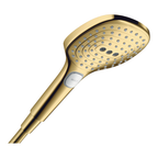 hansgrohe Raindance Select E Shower Handset 120 3 Spray, Polished Gold Optic