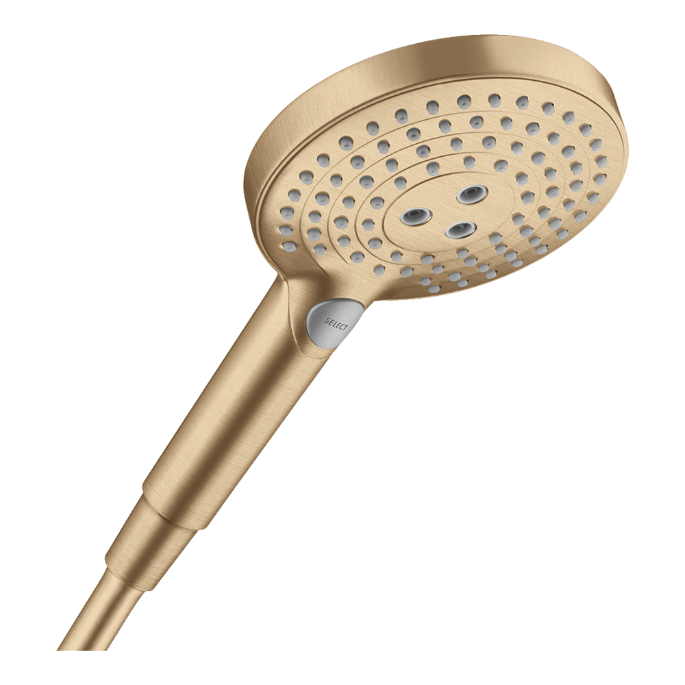 hansgrohe Raindance Select S Shower Handset 120 3 Spray, Brushed Bronze