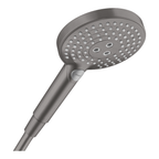 hansgrohe Raindance Select S Shower Handset 120 3 Spray, Brushed Black, Chrome