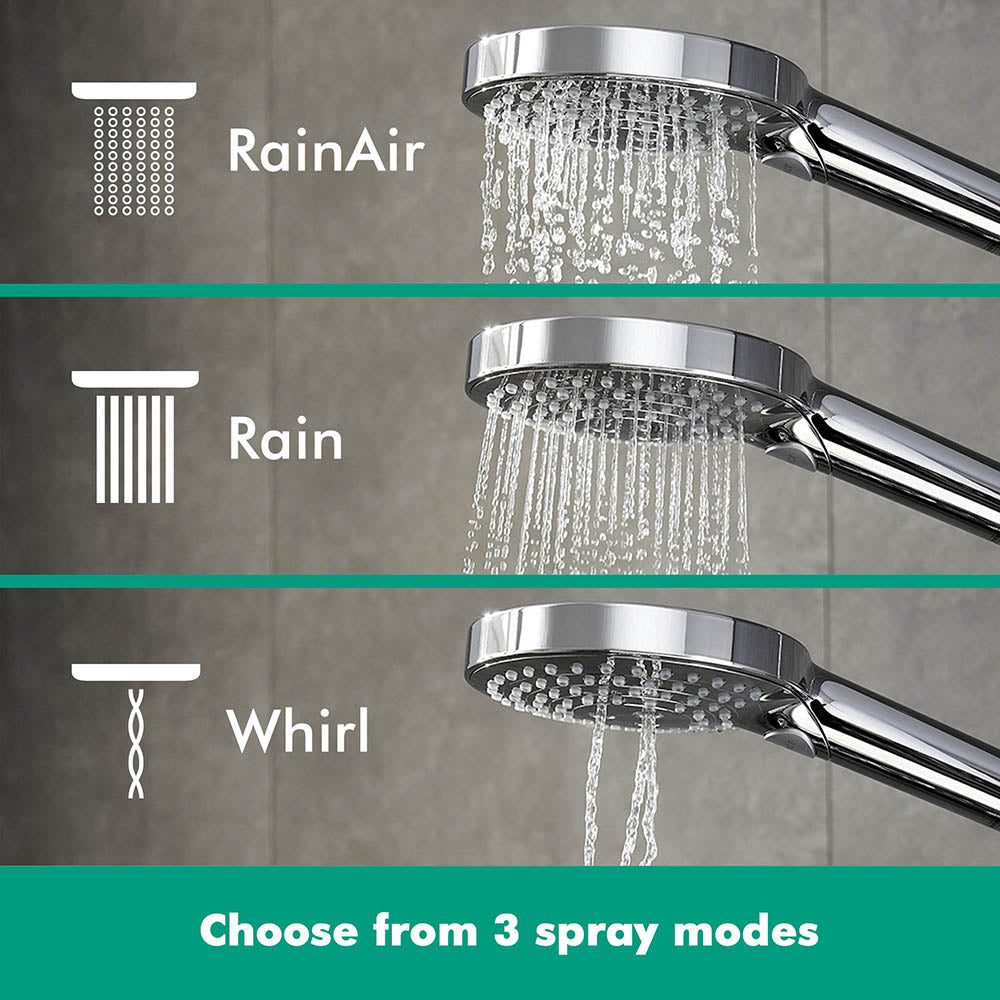 hansgrohe Raindance Select S Shower Handset 120 3 Spray EcoSmart, Chrome