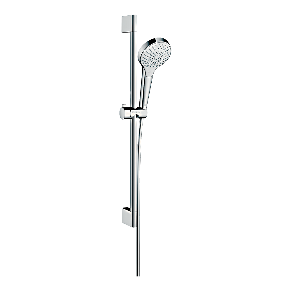 hansgrohe Croma Select S Shower Handset 110 Multi with Shower Rail 65 cm White/Chrome