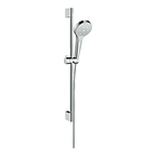 hansgrohe Croma Select S Shower Handset 110 Multi EcoSmart with Shower Rail 65 cm White/Chrome